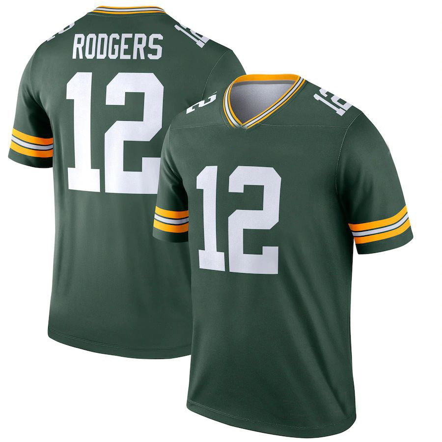 Custom #12 Green GB Football Shirt Top