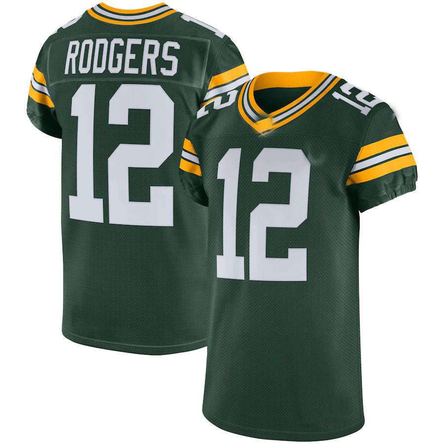 Custom #12 Green GB Football Shirt Top