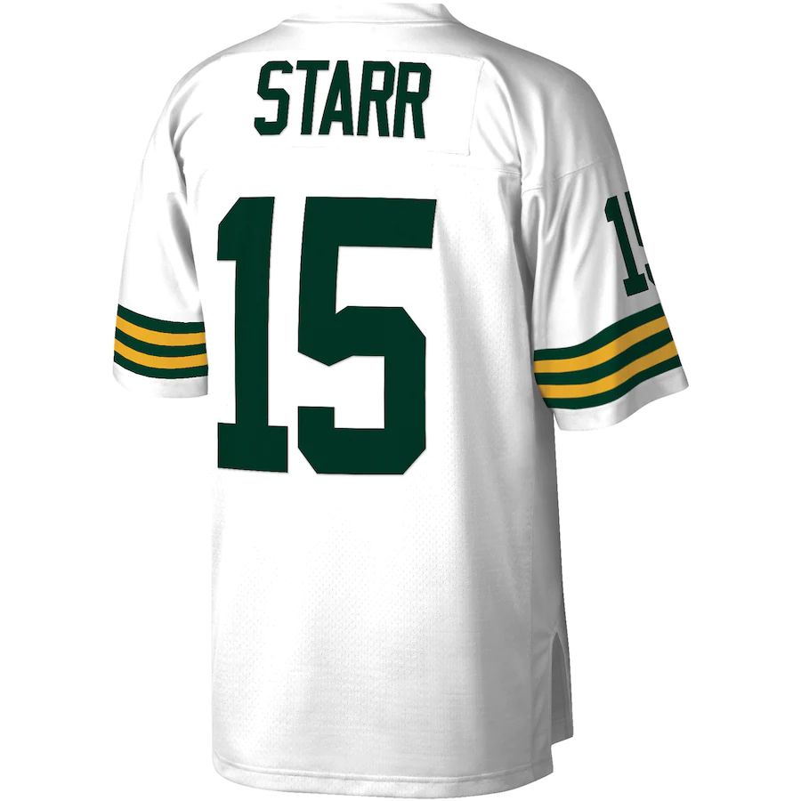 Custom #15 White 1969 GB Football Shirt Top