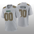 Custom Gray GB Football Shirt Top