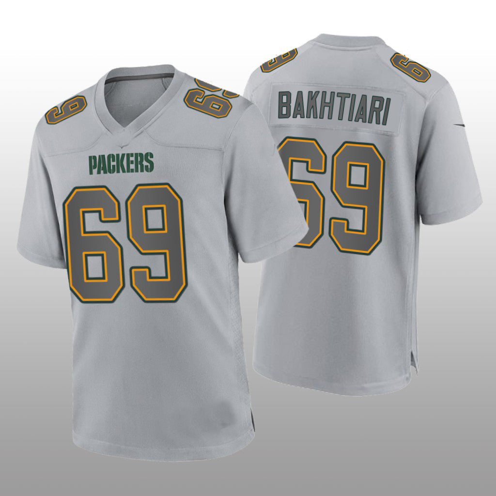 Custom #69 Gray GB Football Shirt Top