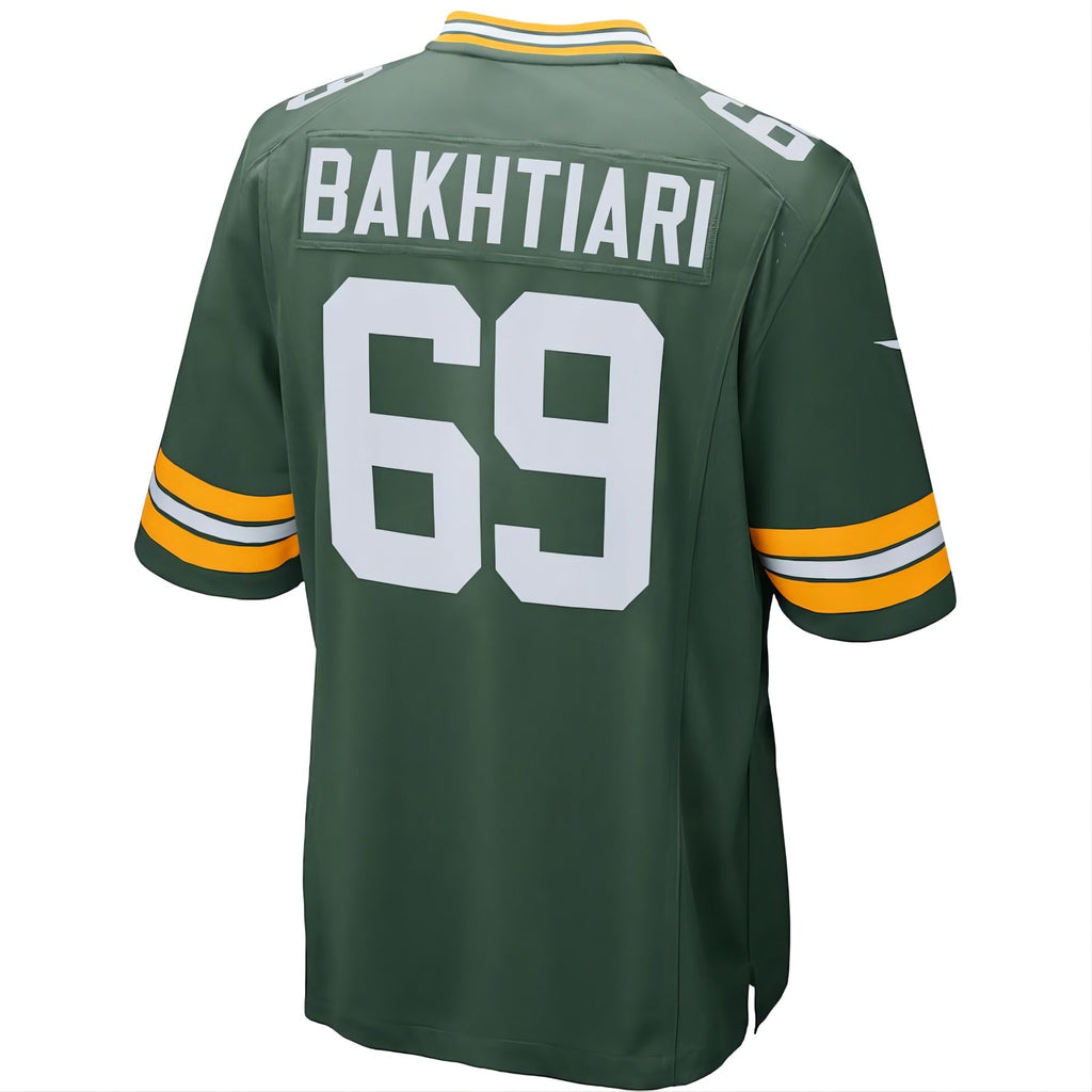 Custom #69 Green GB Football Shirt Top