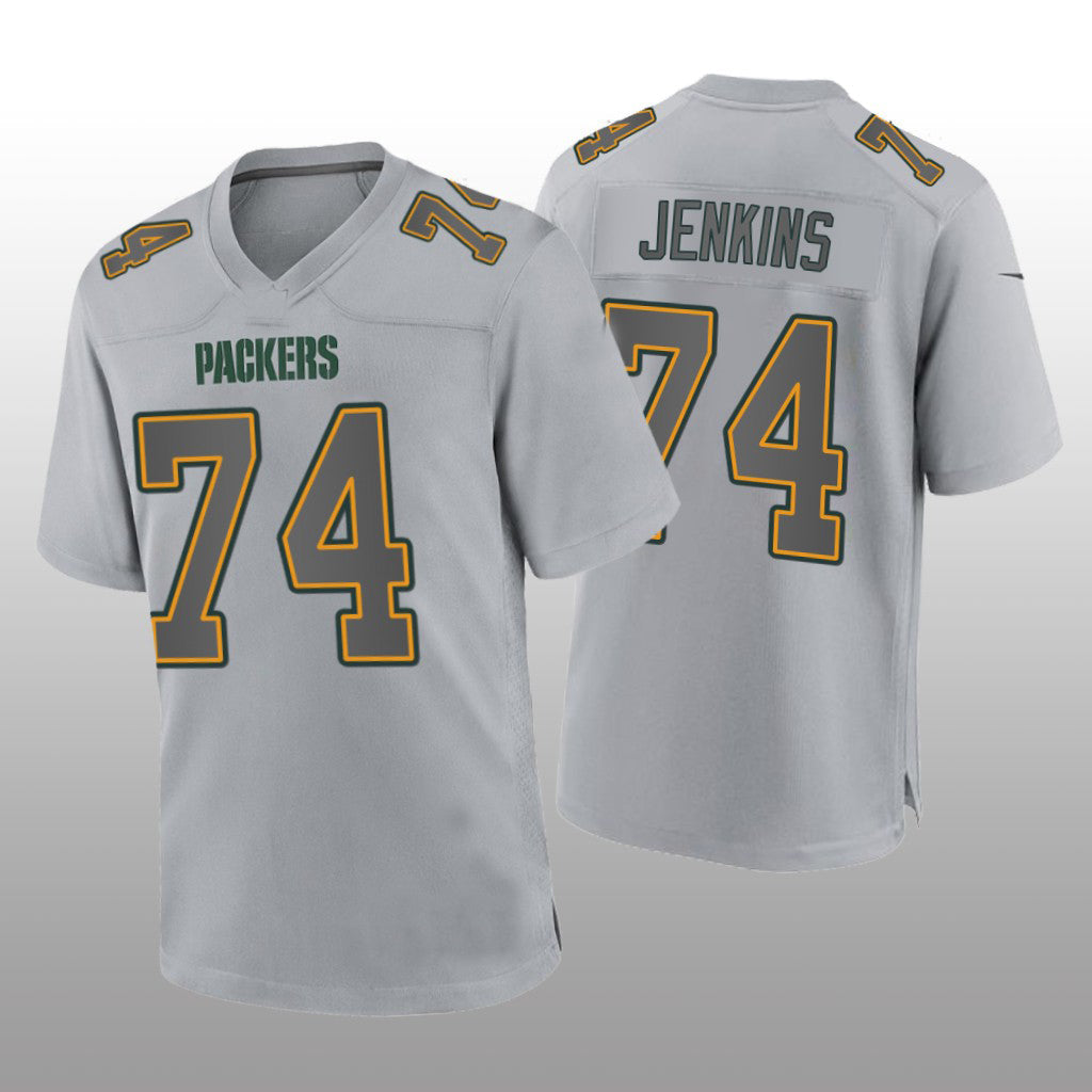 Custom #74 Gray GB Football Shirt Top