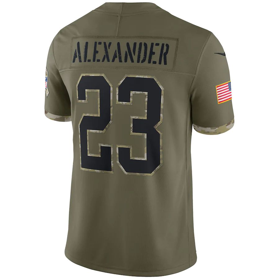Custom #23 Olive 2022 GB Football Shirt Top
