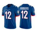 Custom #12 Blue 2022 GB Football Shirt Top