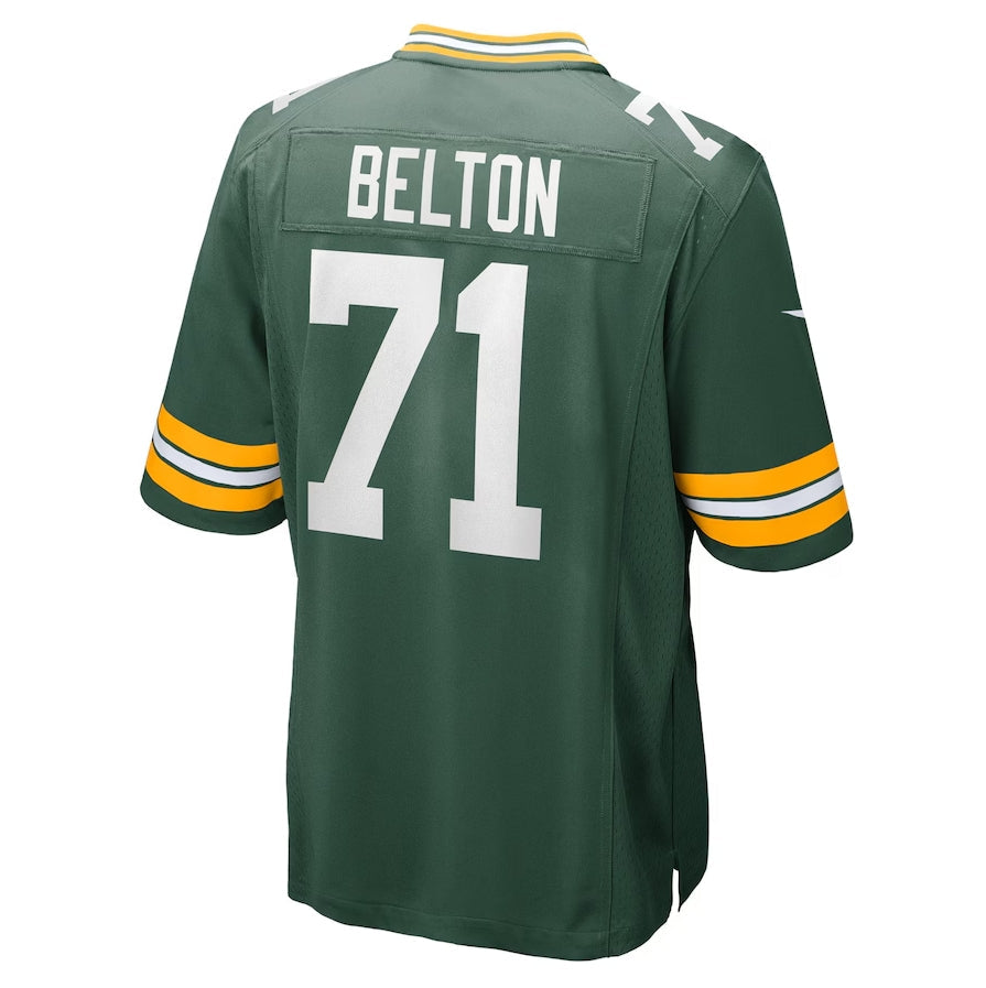 Custom #71 Green GB Football Shirt Top