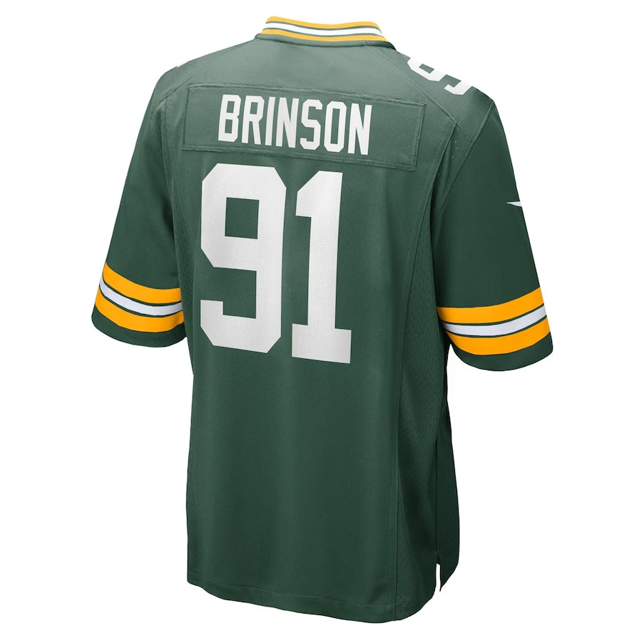 Custom #91 Green GB Football Shirt Top