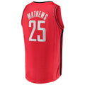 Custom #25 Red 2021 HOU Basketball Shirt Top