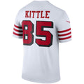 Custom #85 White 2022 SF Football Shirt Top