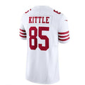 Custom #85 White SF Football Shirt Top