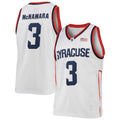 Custom #3 White Retro Basketball Shirt Top