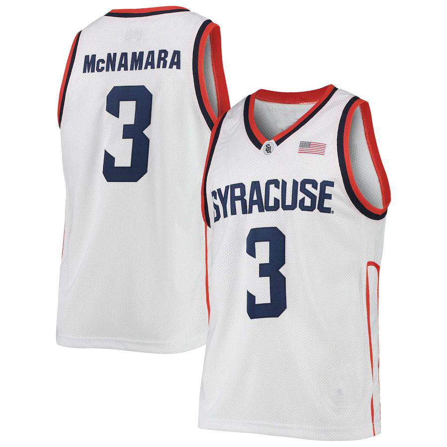 Custom #3 White Retro Basketball Shirt Top