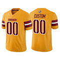 Custom Gold WAS Football Shirt Top