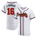 Custom #16 White 2022 ATL Baseball Shirt Top