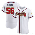 Custom #56 White 2022 ATL Baseball Shirt Top