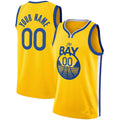 Custom #20 Yellow 2019 GSW Basketball Shirt Top