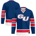 Custom Navy Hockey Shirt Top