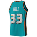 Custom #33 Teal 1996 DET Basketball Shirt Top