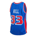 Custom #33 Blue 1998 DET Basketball Shirt Top