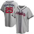 Custom #25 Gray ATL Baseball Shirt Top