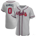 Custom #0 Gray ATL Baseball Shirt Top