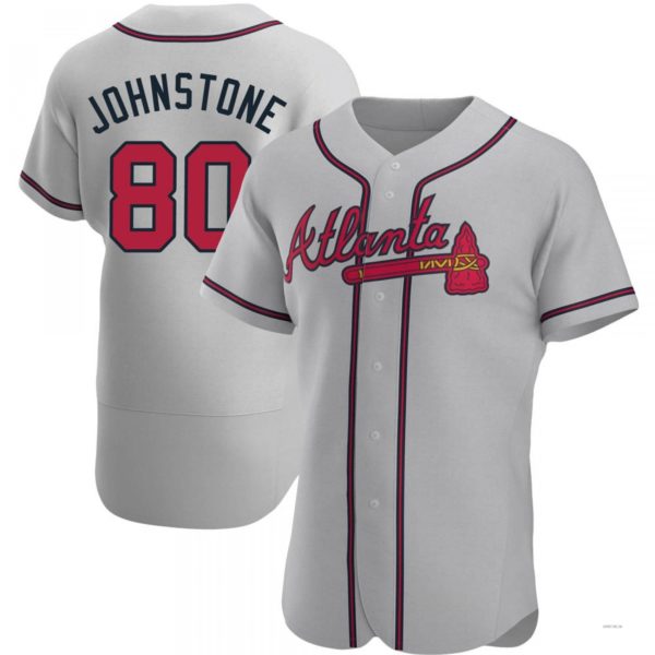 Custom #80 Gray ATL Baseball Shirt Top