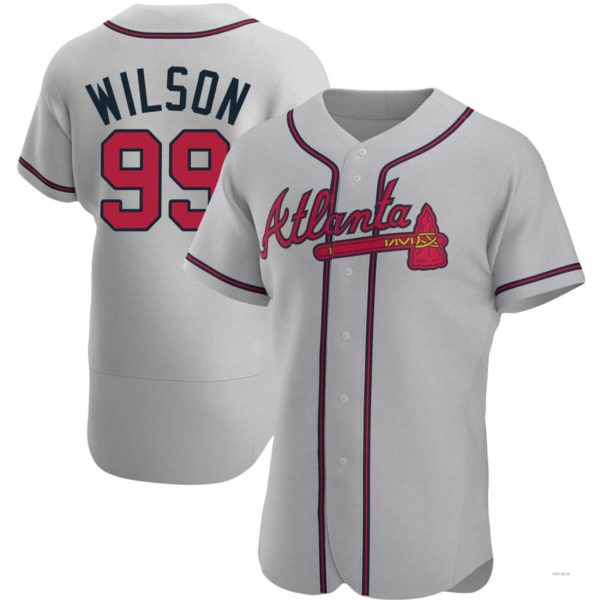 Custom #99 Gray ATL Baseball Shirt Top
