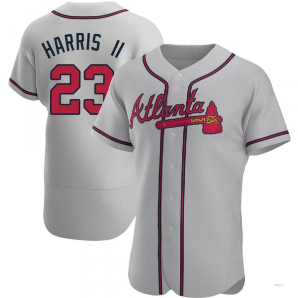 Custom #23 Gray ATL Baseball Shirt Top