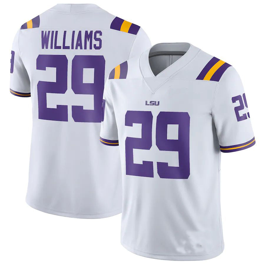 Custom #29 White Football Shirt Top
