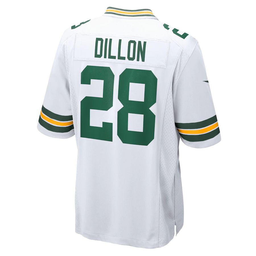 Custom #28 White GB Football Shirt Top
