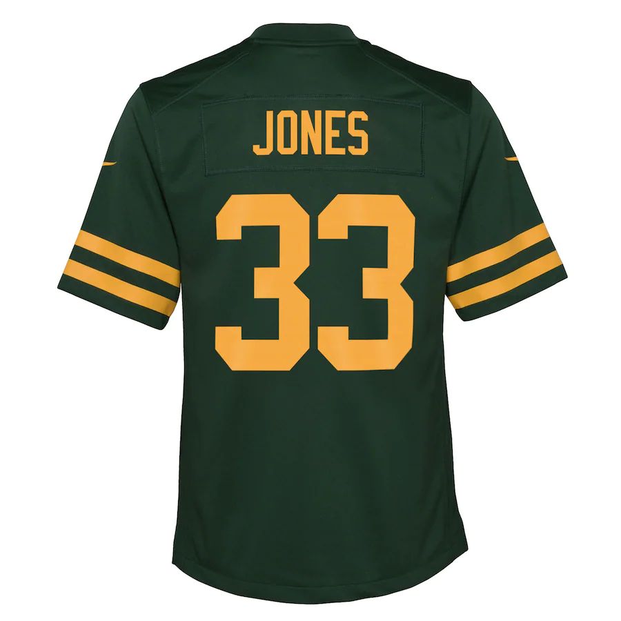 Custom #33 Green GB Football Shirt Top