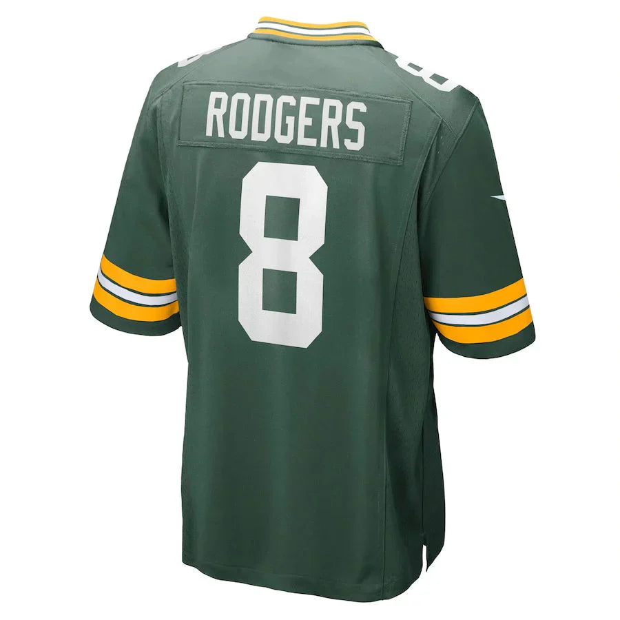 Custom #8 Green GB Football Shirt Top