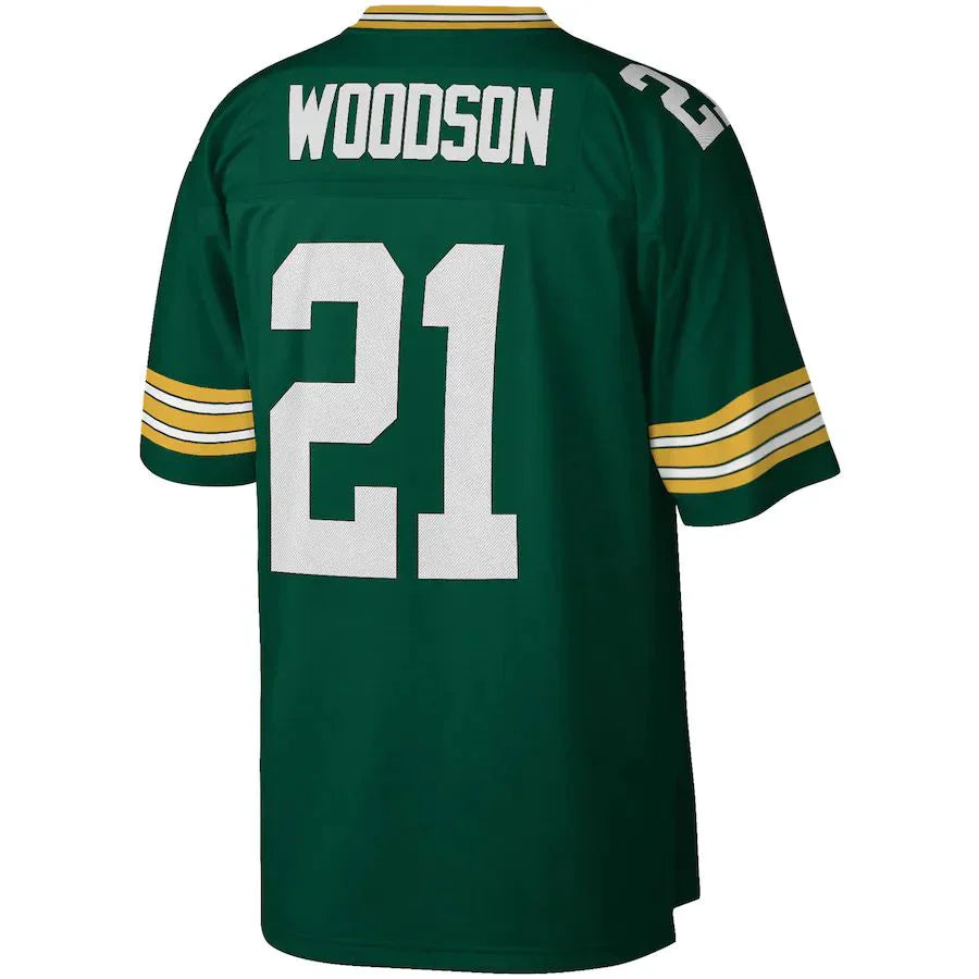 Custom #21 Green 2010 GB Football Shirt Top