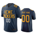 Custom Navy GB Football Shirt Top