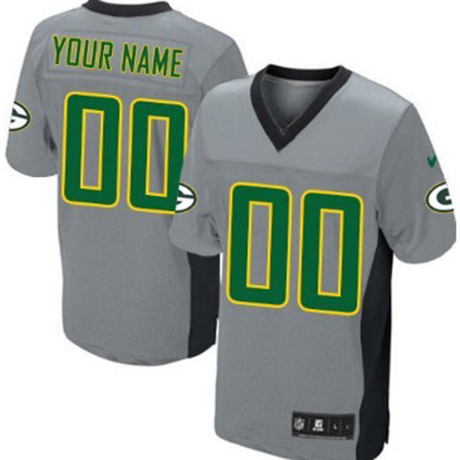 Custom Gray GB Football Shirt Top