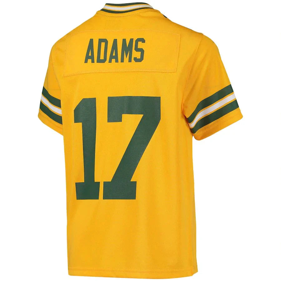 Custom #17 Gold GB Football Shirt Top