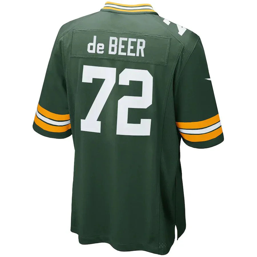 Custom #72 Green GB Football Shirt Top