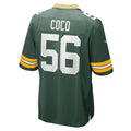Custom #56 Green GB Football Shirt Top