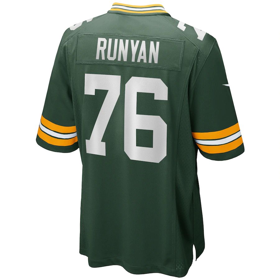 Custom #76 Green GB Football Shirt Top