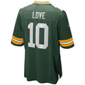 Custom #10 Green GB Football Shirt Top