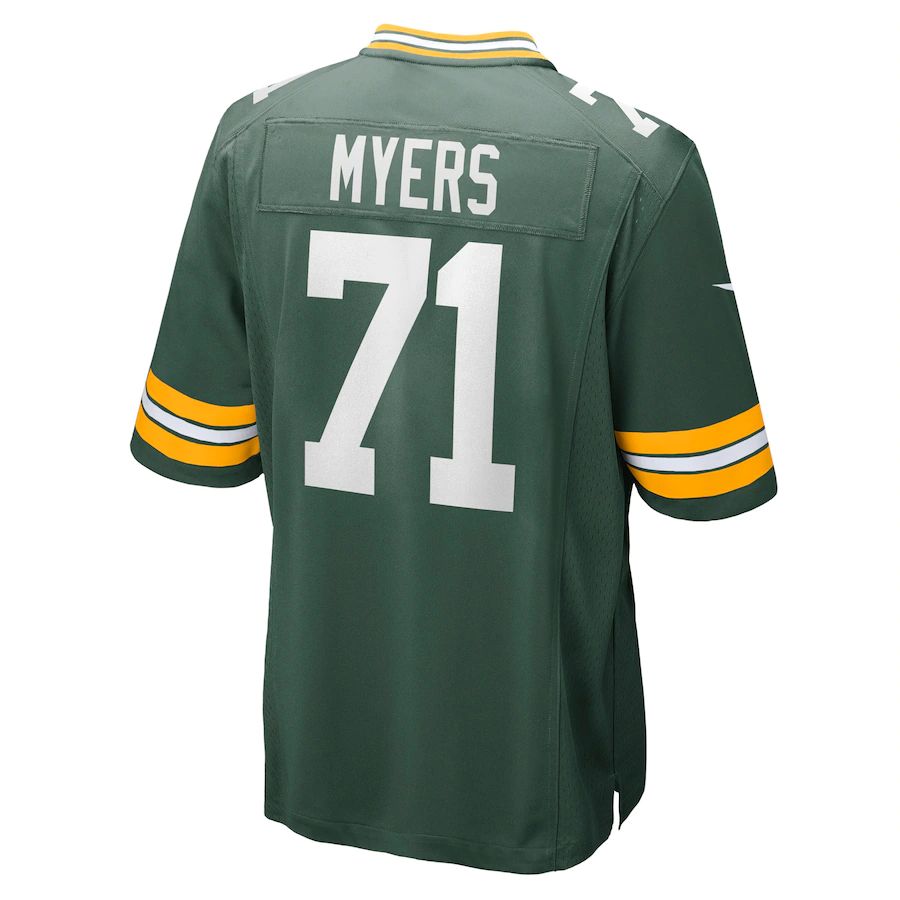 Custom #71 Green GB Football Shirt Top