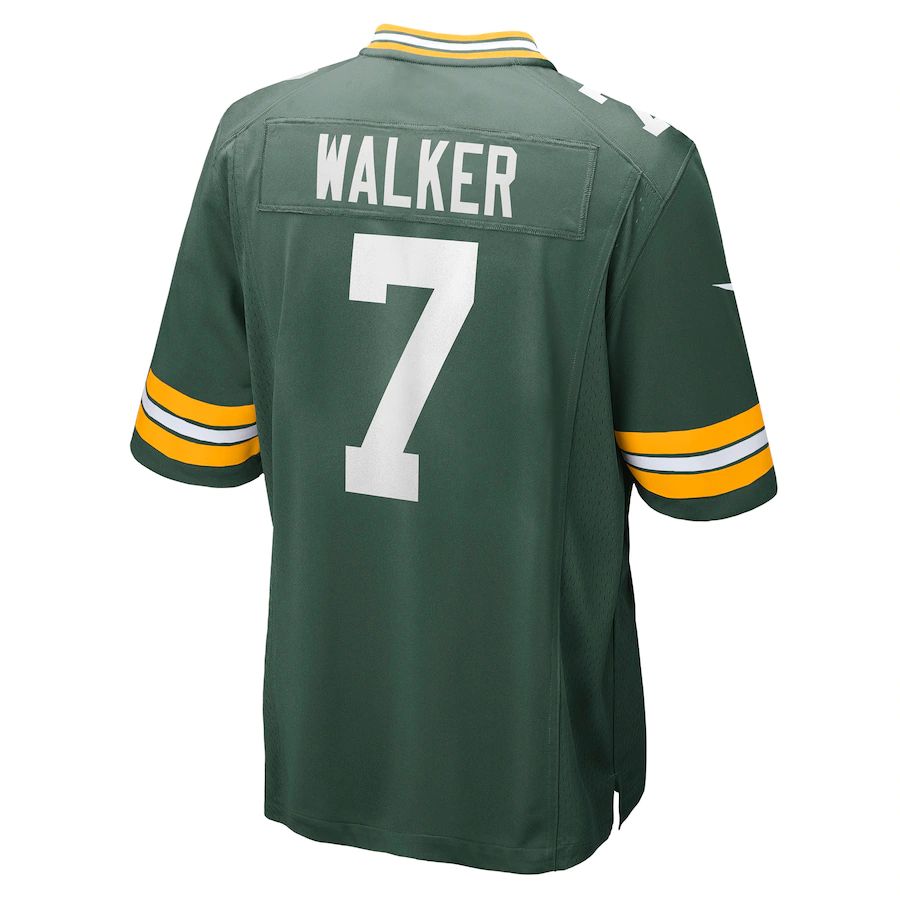Custom #7 Green 2022 GB Football Shirt Top