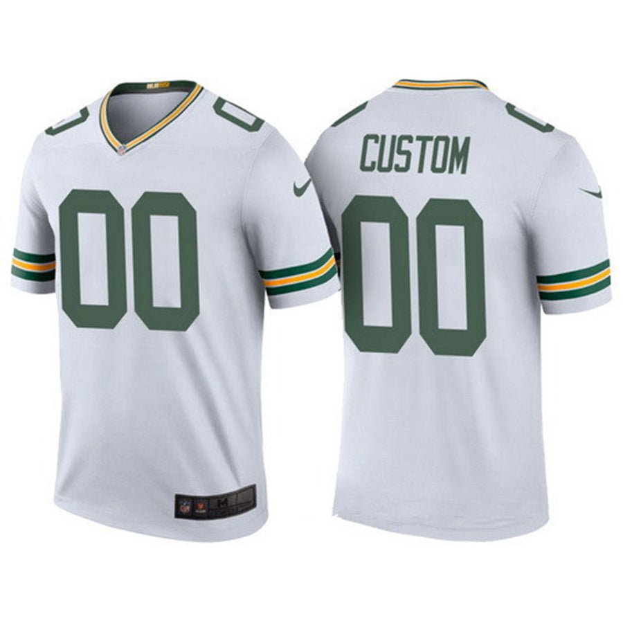 Custom White GB Football Shirt Top