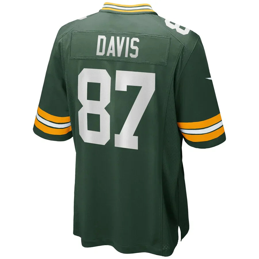 Custom #87 Green GB Football Shirt Top