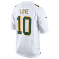 Custom #10 White GB Football Shirt Top