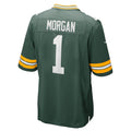 Custom #1 Green 2024 GB Football Shirt Top