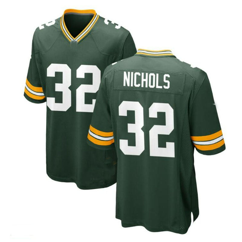 Custom #32 Green GB Football Shirt Top