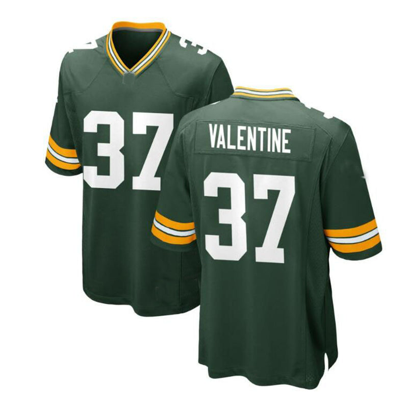Custom #37 Green GB Football Shirt Top