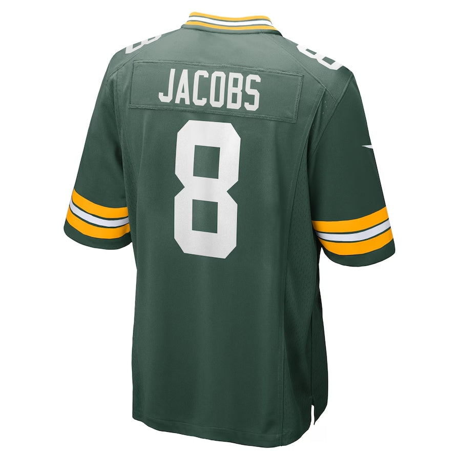 Custom #8 Green GB Football Shirt Top