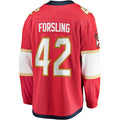 Custom #42 Red FLA Hockey Shirt Top